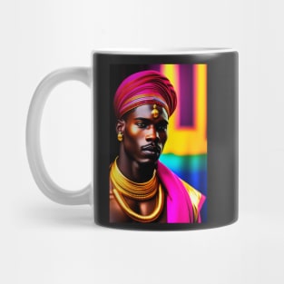 Colorful tribal king 1 Mug